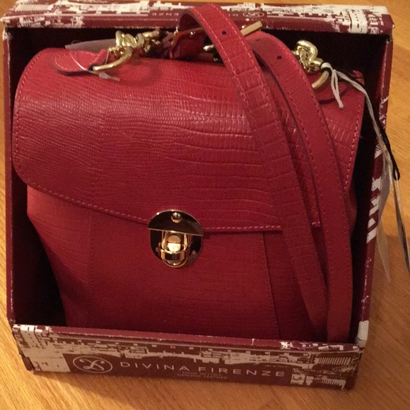 Divina Firenze Bags New Divina Firenze Genuine Italian Leather Hand